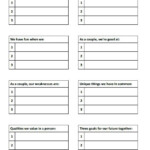 Relationship Building Shared Qualities Worksheet Relationship