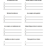 Relationship Building Shared Qualities Worksheet Therapist Aid