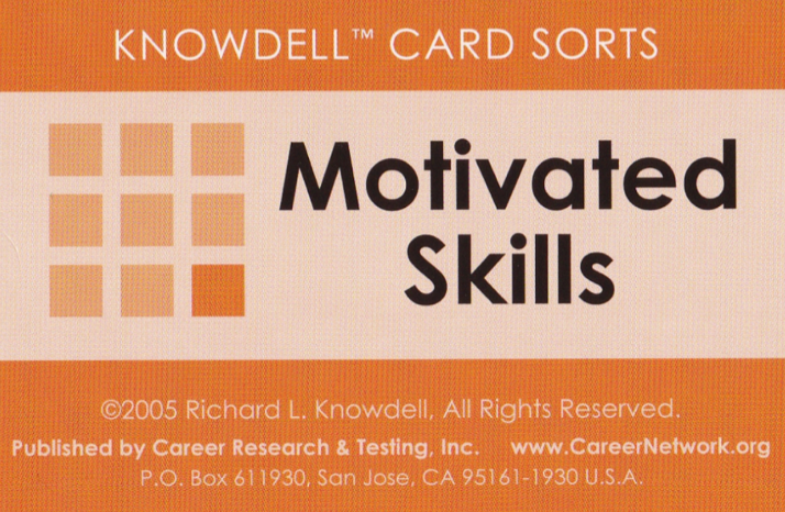 Sale Knowdell Card Sorts