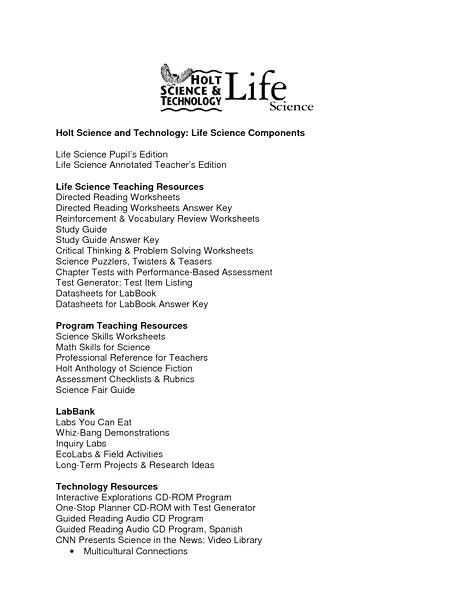 Science Skills Worksheet Answers Biology