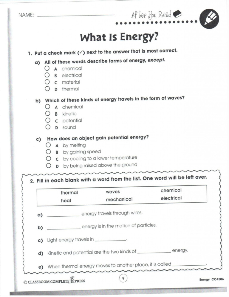 critical thinking skills worksheet environmental science answers