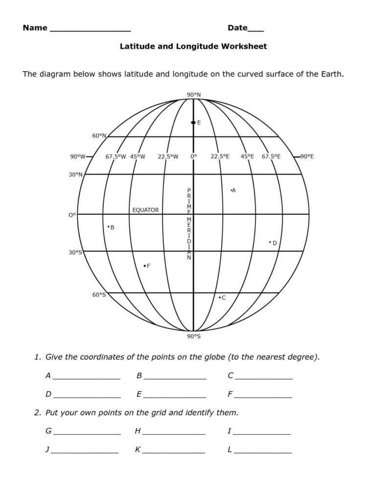 Skills Worksheet Map Skills Us Crops Best Using Latitude And Longitude 