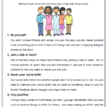 Social Interactions Worksheets
