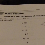 Solved PERIOD DATE NAME Skills Practice Medians And Altit Chegg