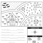 Spookytown Map Worksheet Map Skills Worksheets Map Skills Geography