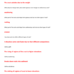 Study Guide Dynamic Earth Unit 3 Test What Happens To The Crust