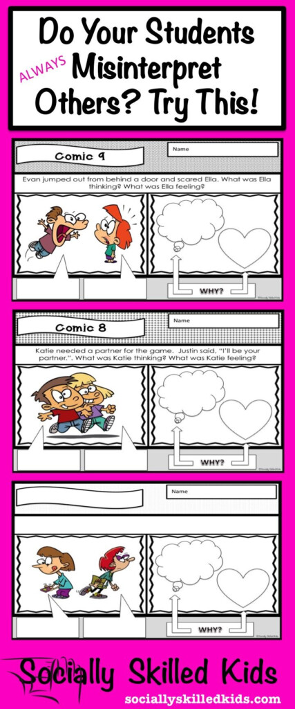 Teach Perspective Taking Skills Using This Comic Strip Style Activity 