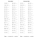 This Printable Math Activity Is A Great Way To Sharpen The Kids Mental