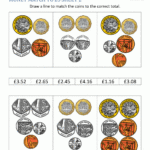 UK Money Worksheets To 5