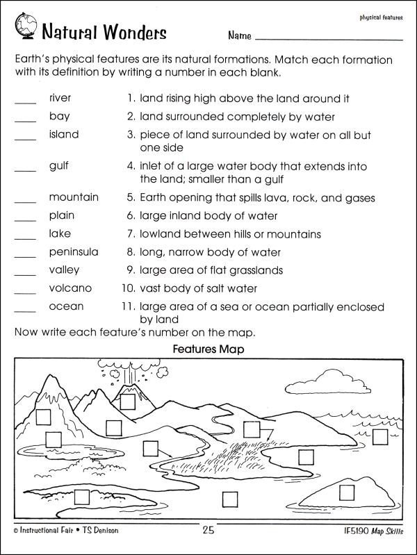 Worksheet Map Skills Worksheets 3rd Grade Free Map Skills Worksheets 
