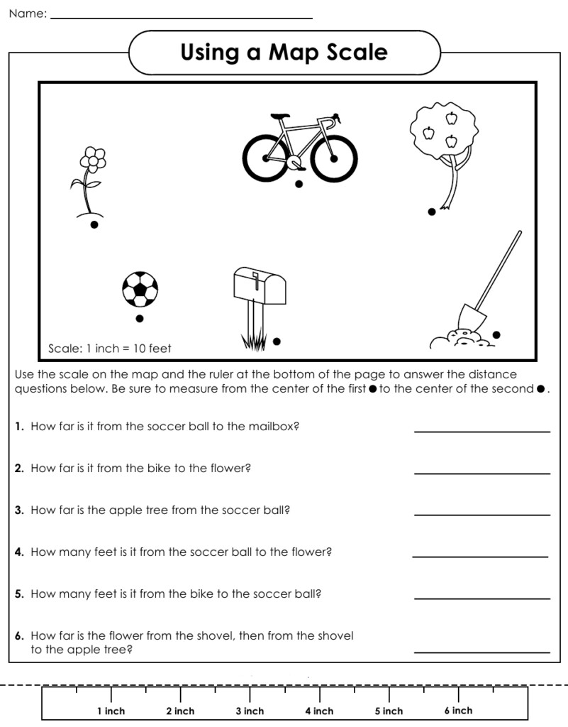 16 Using A Map Key Worksheets Worksheeto