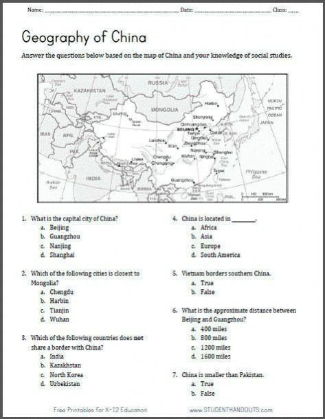 20 High School Geography Worksheets Pdf Worksheet From Home