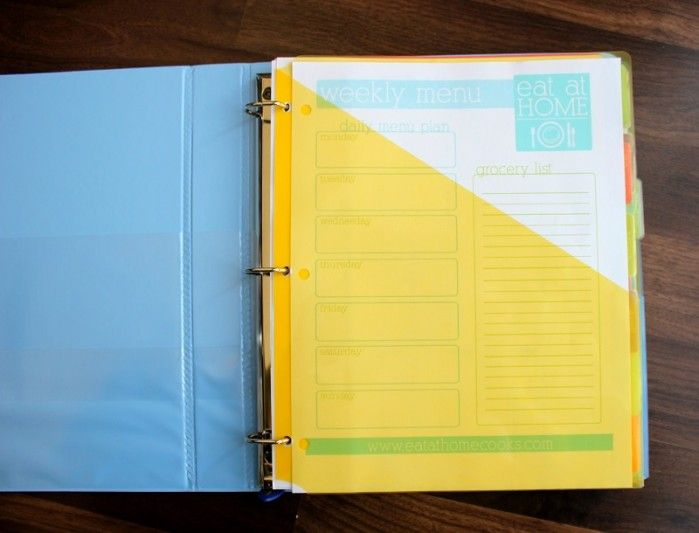2014 Printable Day Planner Meal Planning Too Printable Day Planner