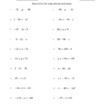 30 Absolute Value Worksheet Pdf Education Template