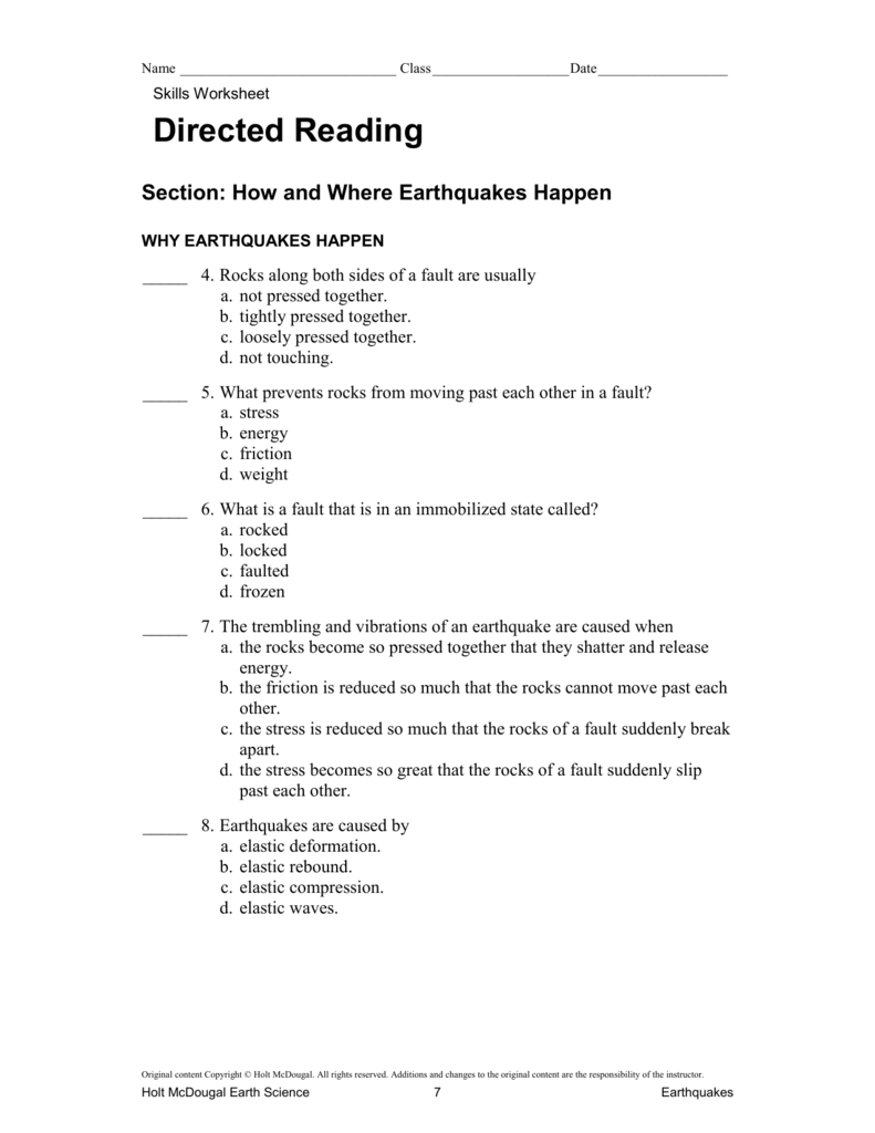 32 Holt Mcdougal Earth Science Worksheet Answers Support Worksheet