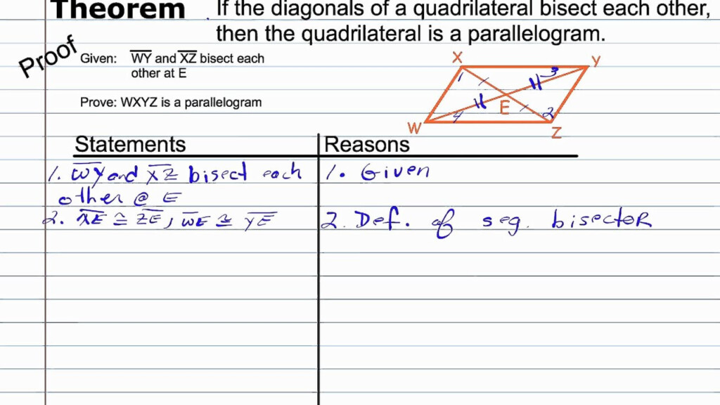 8 3 Worksheet Proving Parallelograms Answer Key Answer Worksheet