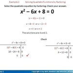 9 4 Skills Practice Solving Quadratic Equations By Using The Formula