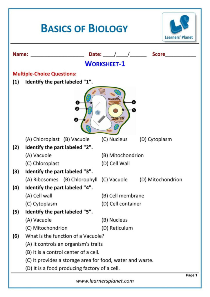  Biology 11 Worksheets Free Download Qstion co