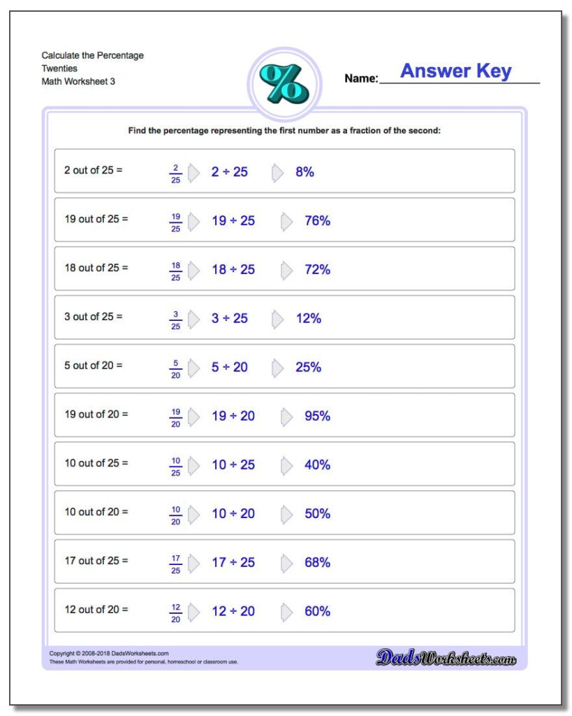 Calculate The Percentage