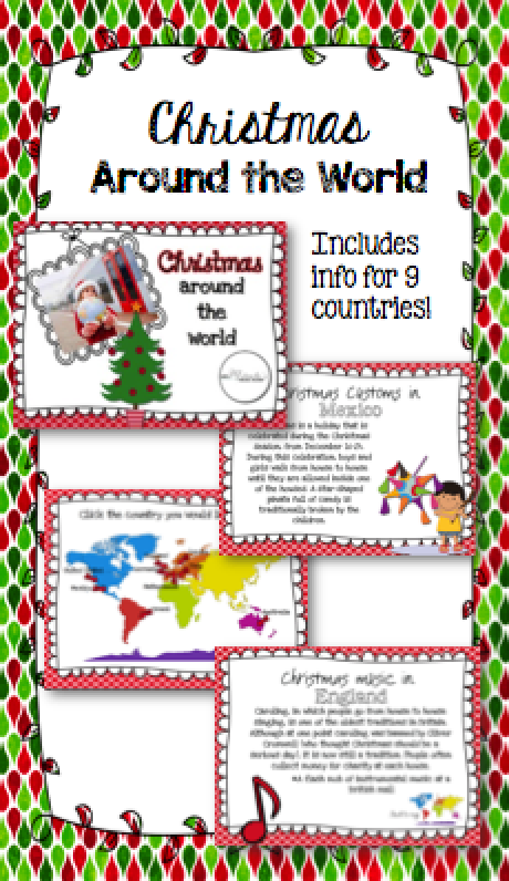 Christmas Around The World Set Includes Interactive PDF And Worksheet 