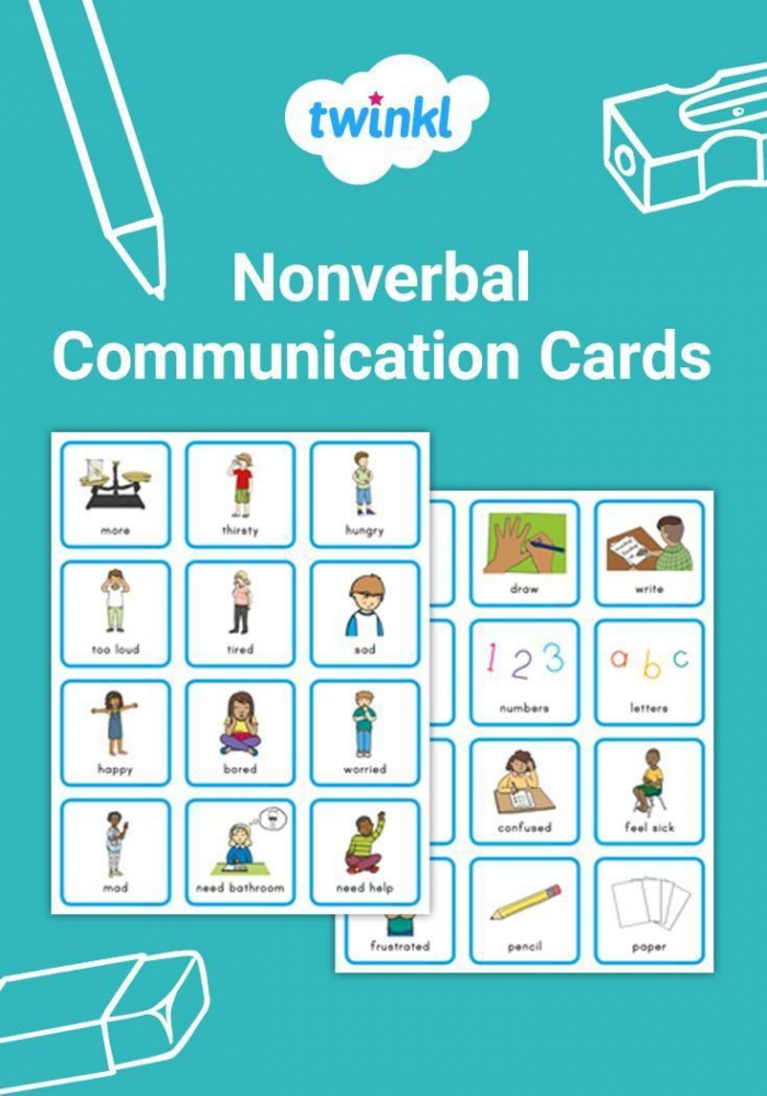 Communication Cards For Young Children Worksheets 99Worksheets