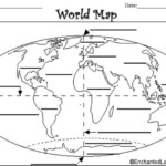 Continent Worksheets Worksheet Examples Continents And Oceans Map