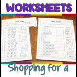 Differentiated Money Skill Worksheets Shopping For A Match In 2020