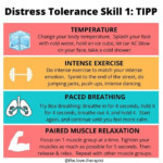 Distress Tolerance Skill TIPP SelfCareCharts