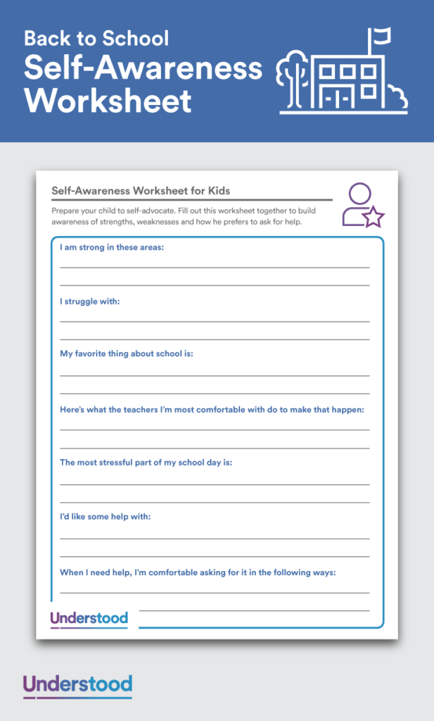 Download Self Awareness Worksheets For Kids