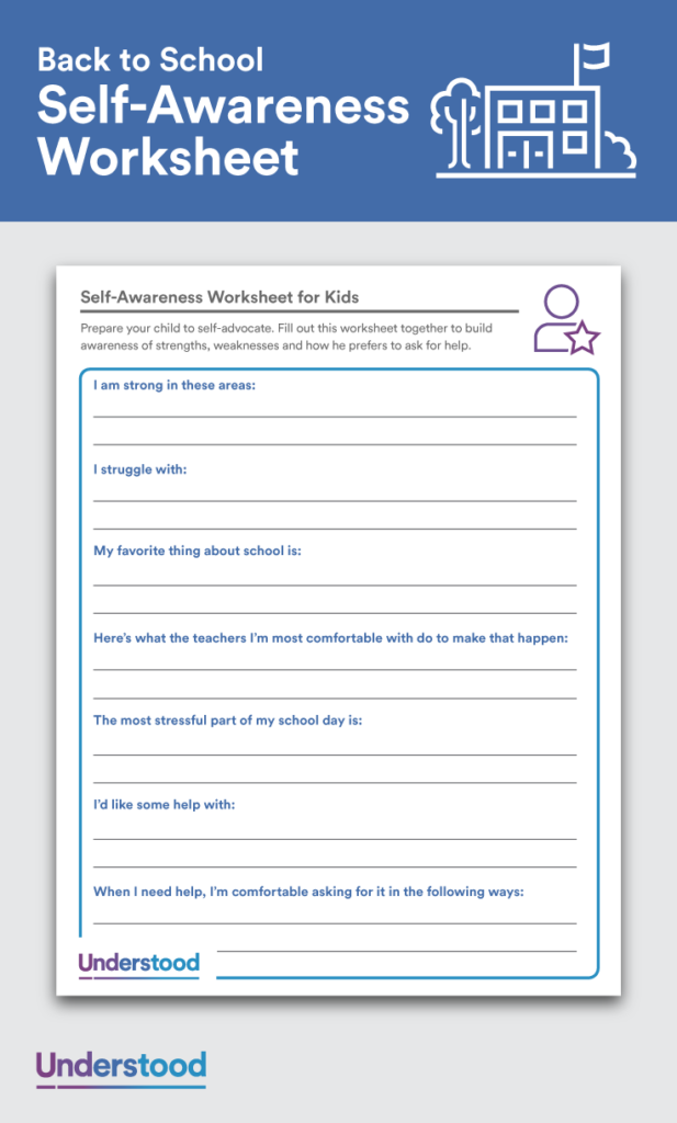 Download Self Awareness Worksheets For Kids Self Awareness 