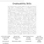 Employability Skills Word Search Word Db excel