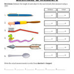 Estimate And Measure Inches Worksheet Have Fun Teaching