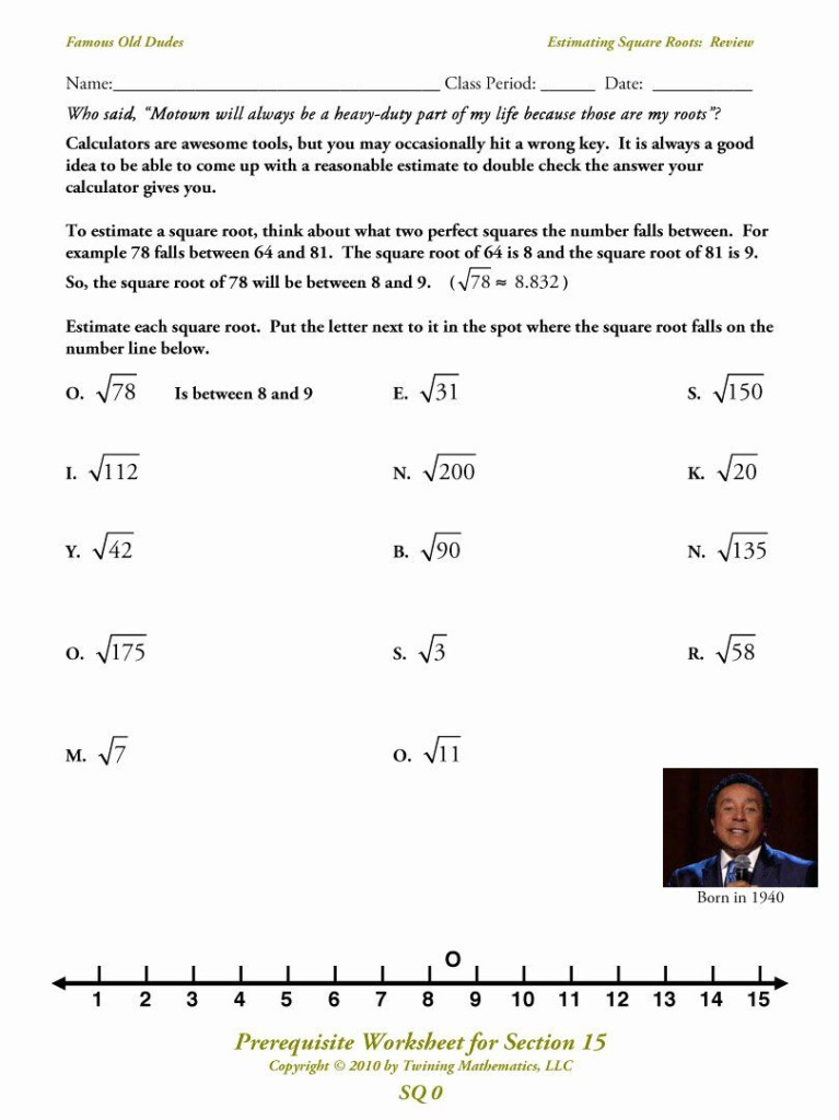 Estimating Square Root Worksheet New Weighted Averages Introduction And 