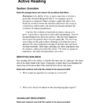 Evolution Reading Worksheet A Worksheet Blog