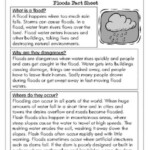 Floods Worksheet In 2020 Explanation Writing Natural Disasters