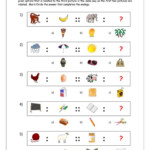 Free Analogy Worksheets For Kids Problem Solving Worksheet