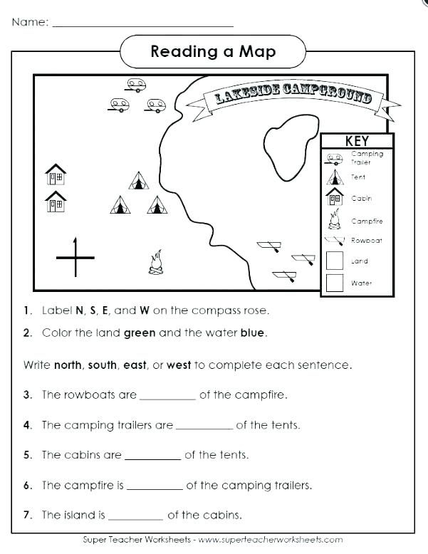 Free Map Skills Worksheets Map Skills Worksheets Map Skills Worksheets 