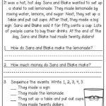 Free Printable Reading Comprehension Worksheets For 2nd Grade