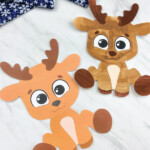 FREE Printable Reindeer Craft For Kids
