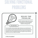 Functional Problem Solving Social Skills Activity For Older Students