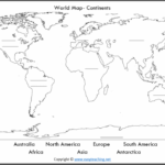 Geography Worksheets Countries Continents Maps EasyTeaching