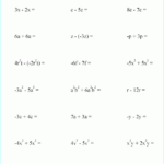 Grade 6 Math Algebra Worksheets Algebra Worksheets Math Worksheets