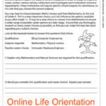 Grade 7 Online Life Orientation Worksheets Careers For More