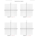 Graph A Linear Equation In Slope Intercept Form A