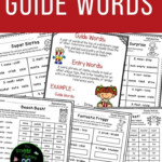 Guide Words Worksheets Dictionary Skills Guide Words Dictionary