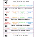 Improving Listening Skills Worksheet