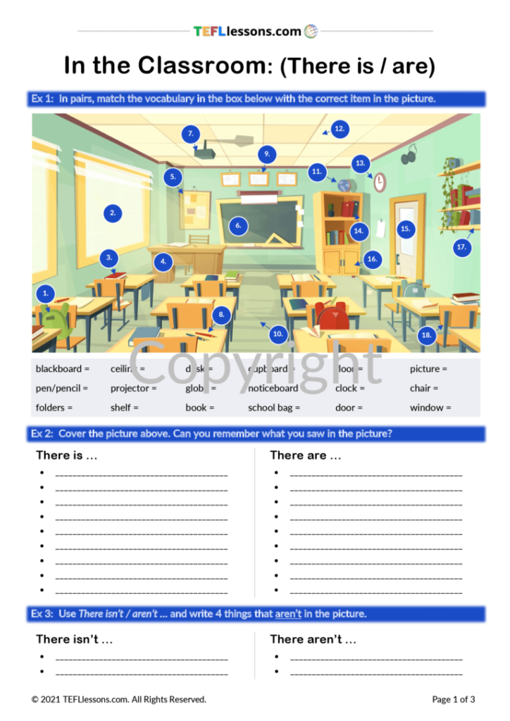 In The Classroom Archives TEFL Lessons Tefllessons