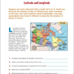 Longitude And Latitude Worksheets For 5th Grade Worksheets Master