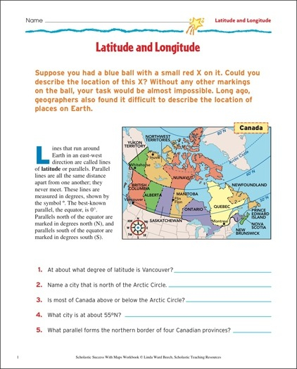 Longitude And Latitude Worksheets For 5th Grade Worksheets Master