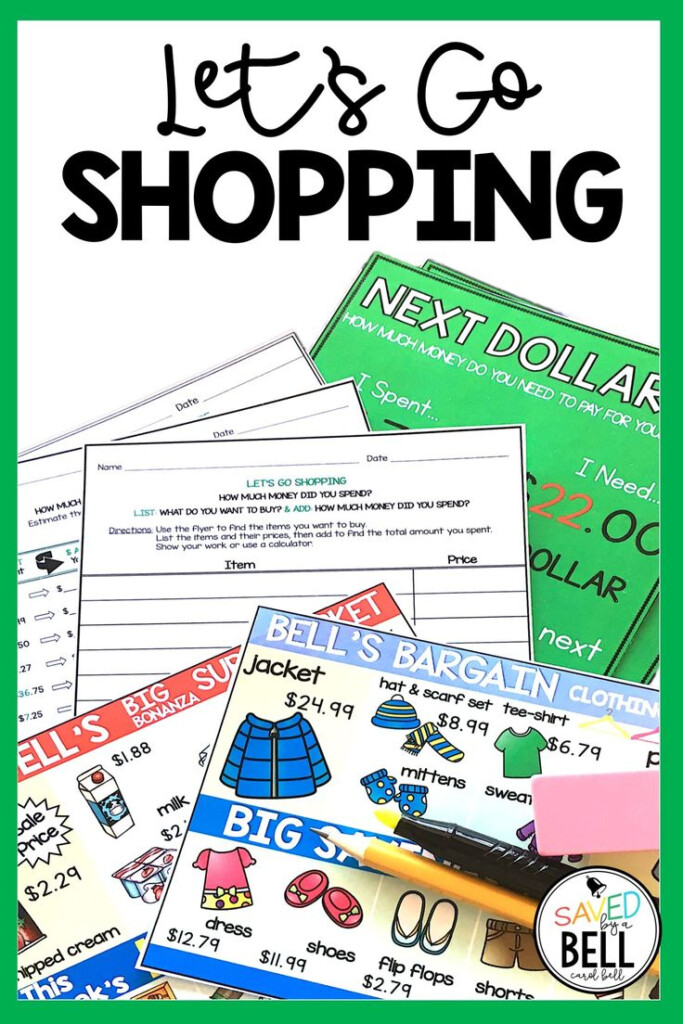 Looking For Fun Real World Math Printables LET S GO SHOPPING Is Here 